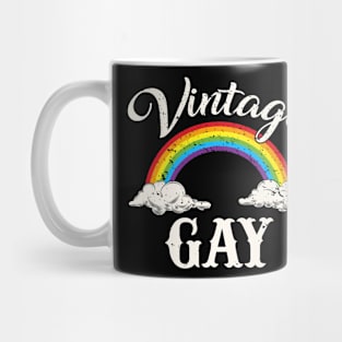 Vintage Gay LGBT Retro Gay Pride Month Funny LGBTQ Mug